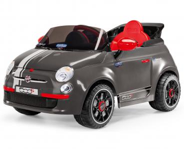 FIAT 500 S Remote Control Grau Elektroauto Elektro Auto Kinderauto